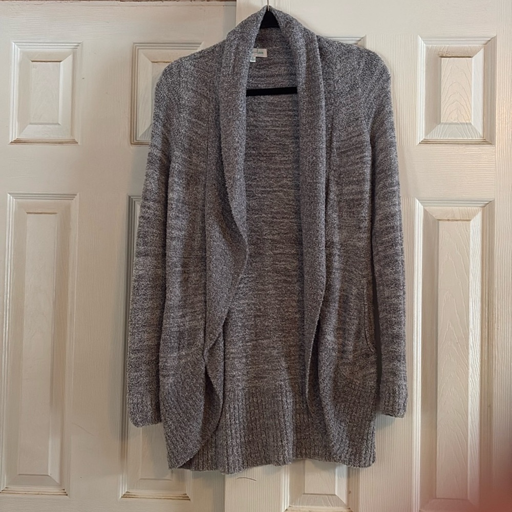 Sz small grey cardigan
